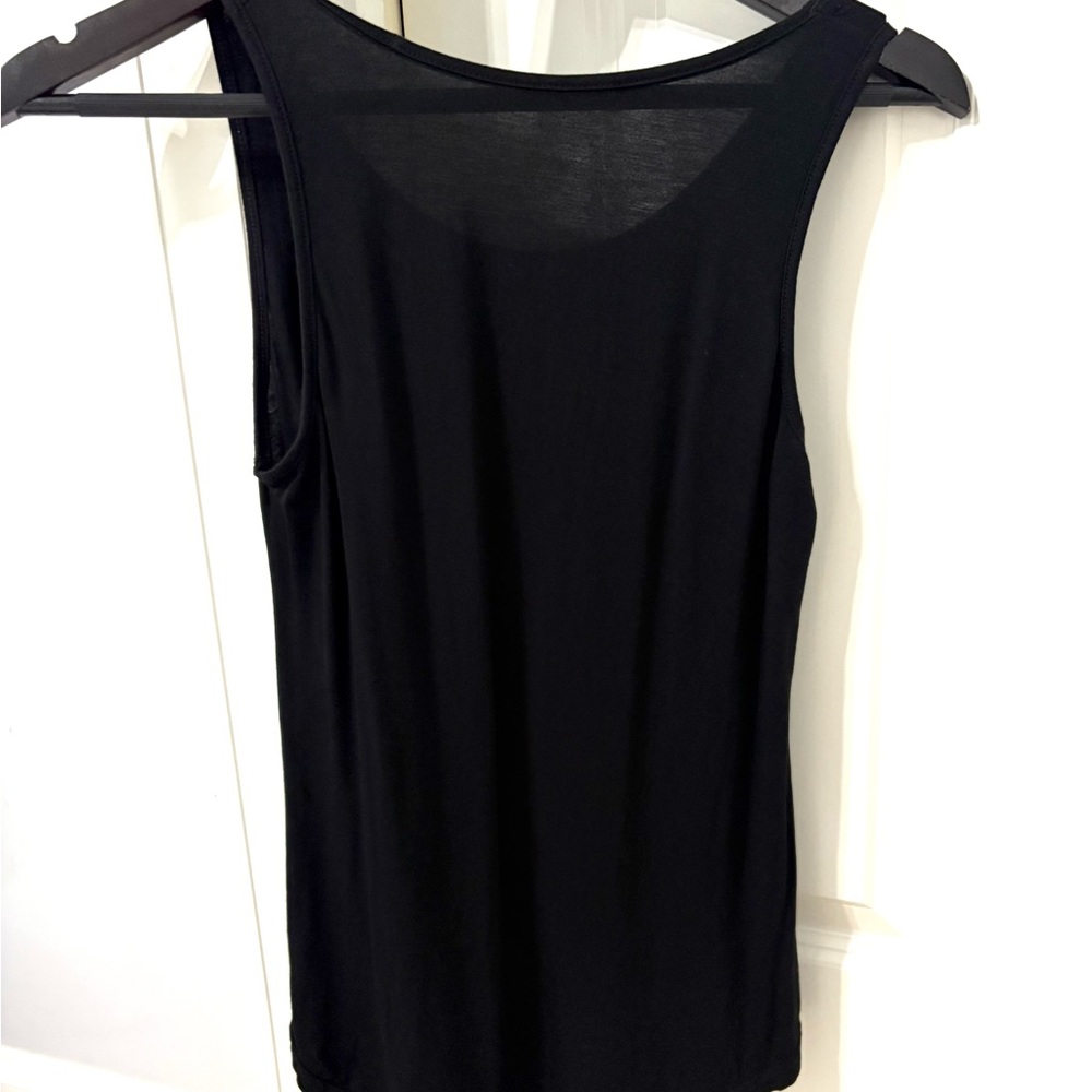 Black Elephant Rhinestone Tank Top - Picture 2 of 2